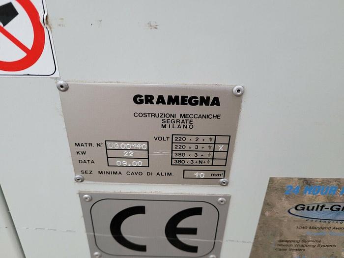 Used Gramegna UG00.40 220/380V Heat Tunnel 22'' x 16'' x 51'' Tunnel Length 165*C