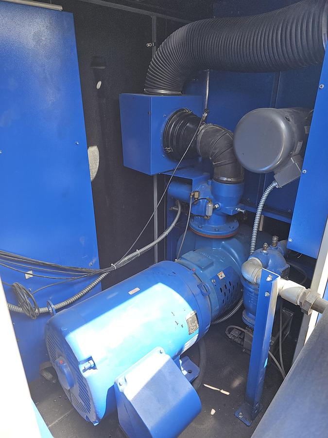 Used 2010 Quincy QGV-100 VFD 100 Hp Rotary Screw Air Compressor 125 Psi / 510 CFM