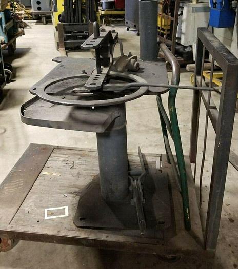Used Hossfeld #2 Manual Pipe/Tube Bender on Pedestal