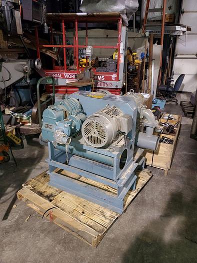 Used Heian 7.5 kW Electric Positive Displacement Vacuum/Blower #BS65 from CNC Router