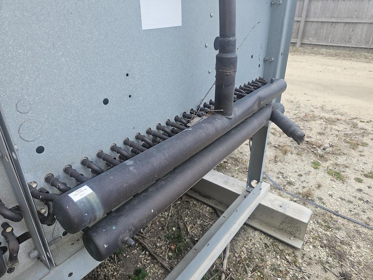 Used Bohn Heatcraft BNHD08A058 Air Cooled 8 Fan Remote Condensing Coil