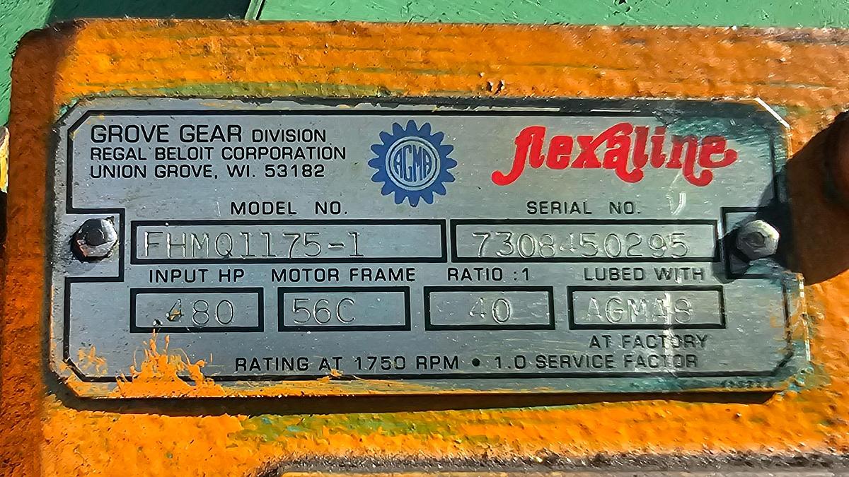 Used 12" Belt Hendricks Engineering Incline Feeder Conveyor 90" Height x 61" H Discharge Hopper 