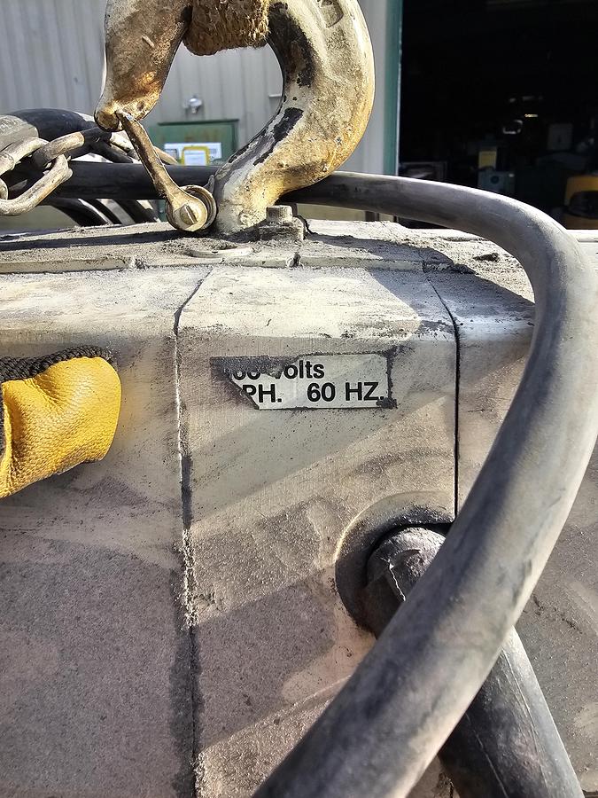 Used Coffing EC Series 1-Ton Heavy-Duty Electric Chain Hoist | 2000 lb Cap.