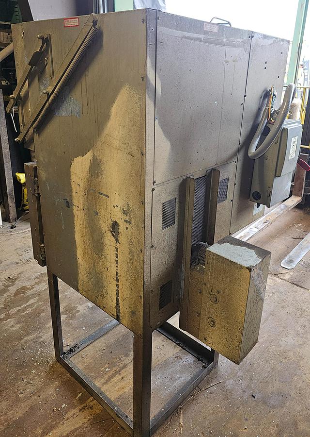 Used 2500* F Cress C122012DK Electric Heat Treat/Draw Furnace 12" x 14" x 20" Chamber 