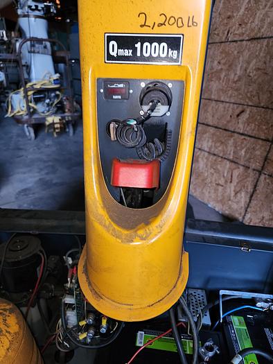 Used 2200# Jungheinrich/Multiton Single Stage "Swift" Series Stacker 24 Volt