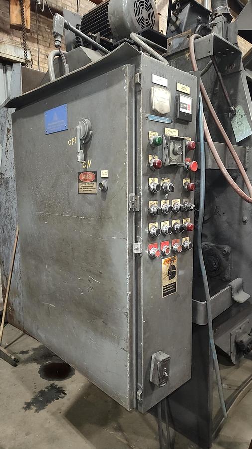 Used Wheelabrator TBR-12 Tumblast Shot Blaster | 12 Cu. Ft. | 30 HP Wheel | 460V