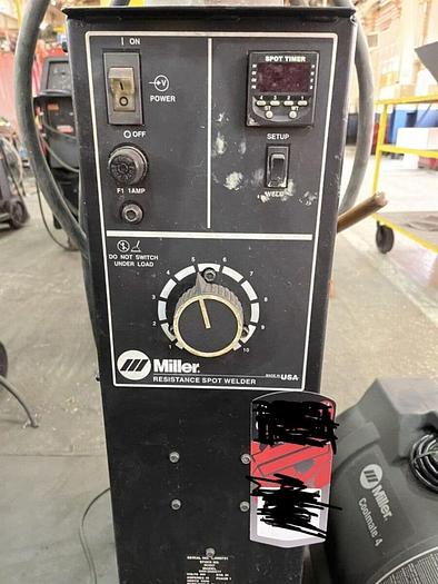 Used Miller 20 KVA Resistance Spot Welder SSW-2040ATT w/Miller Coolmate 4 Chiller