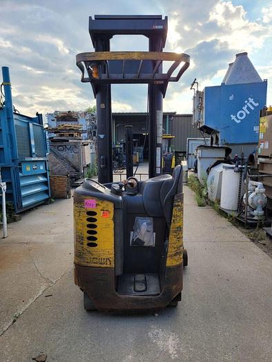 Used Crown RR 5000 Series Electric Reach Truck 4,200 lb Capacity 42” Forks Sideshift