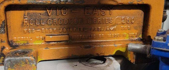 Used Victaulic Vic-Easy Hydraulic Roll Groover Series VE-260