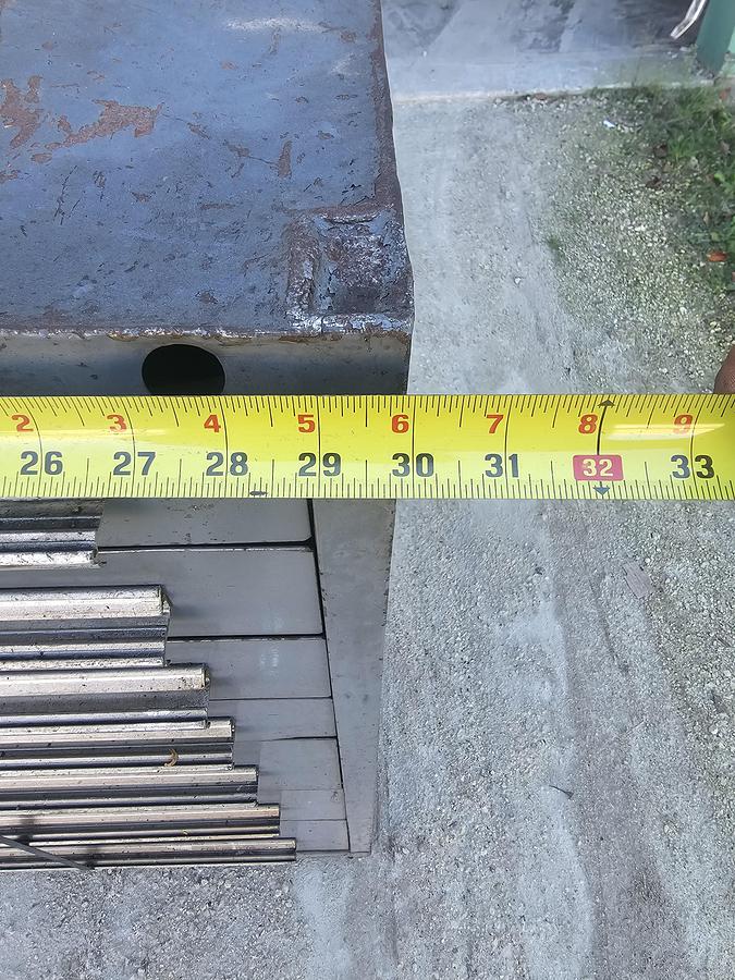 Used Stanley Vidmar 7 Drawer Modular Tooling Cabinet 30" x 27.5" x 44" Industrial Gray