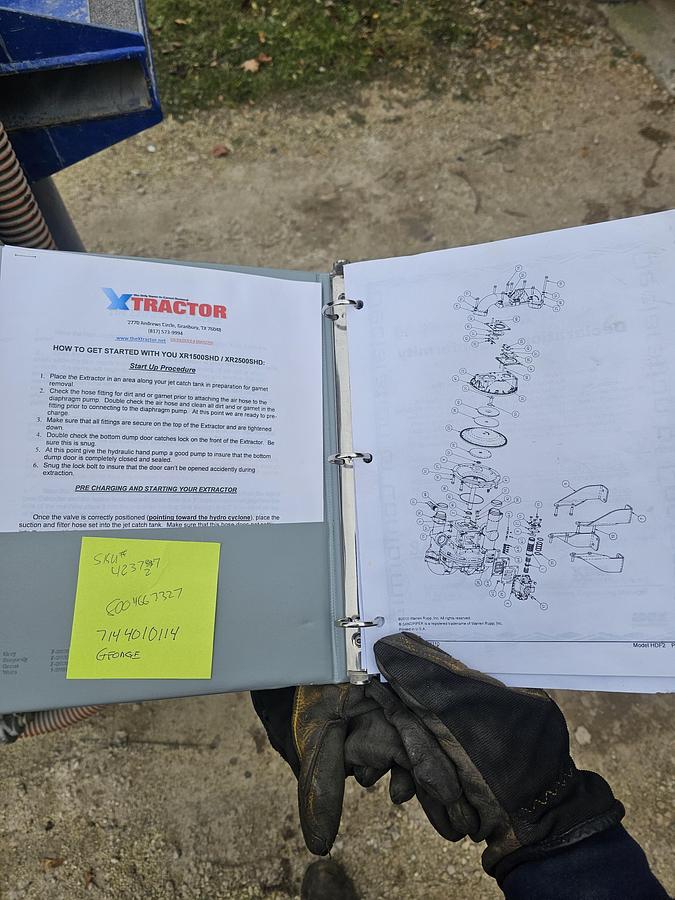 Used 2010 Omax Maxiem 2030 CNC Waterjet Cutting System & Abrasive Blast Hopper