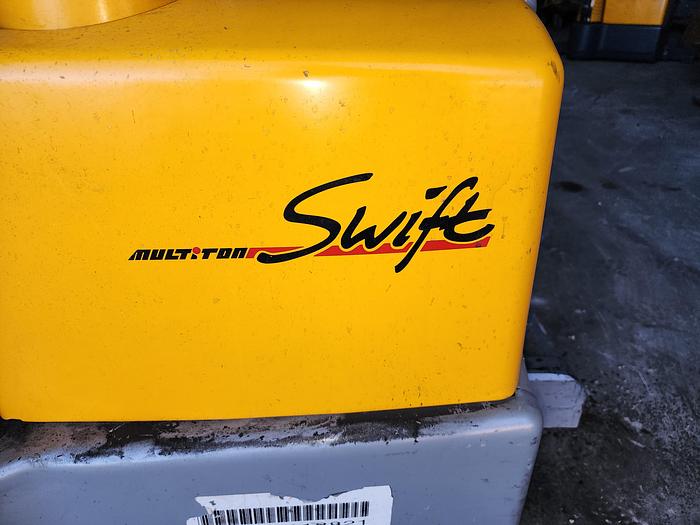 Used 2200# Jungheinrich/Multiton Single Stage "Swift" Series Stacker 24 Volt