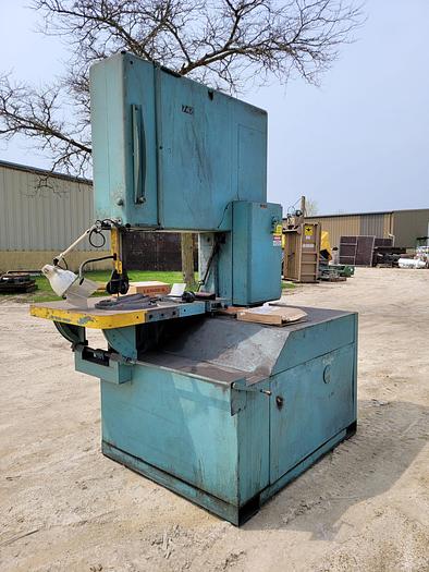 Used Grob 6v-36 Industrial 36” Vertical Bandsaw w/RW-A Blade Welder & Extra Blades