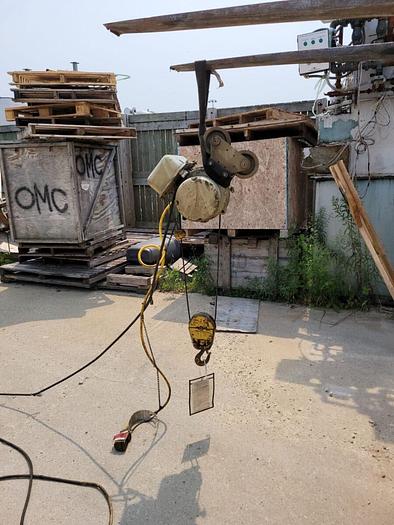 Used 1 Ton P&H Electric Cable Hoist Zip Lift, 1 Hp, 230/460V Motor