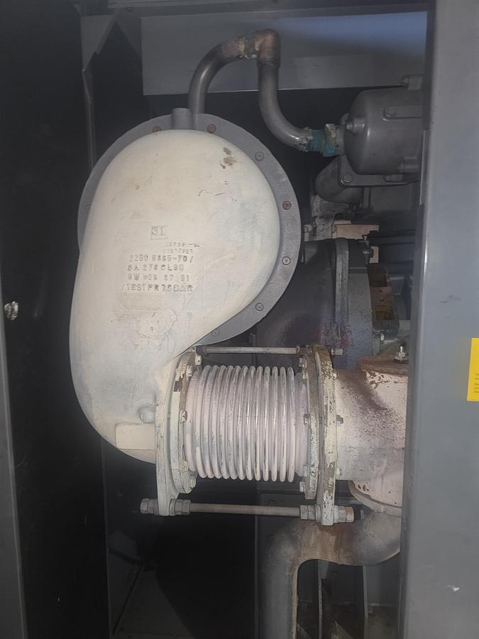 Used 450 Hp Atlas Copco ZR5 Oil Free 2050 CFM Rotary Screw Air Compressor - 34208 Hours