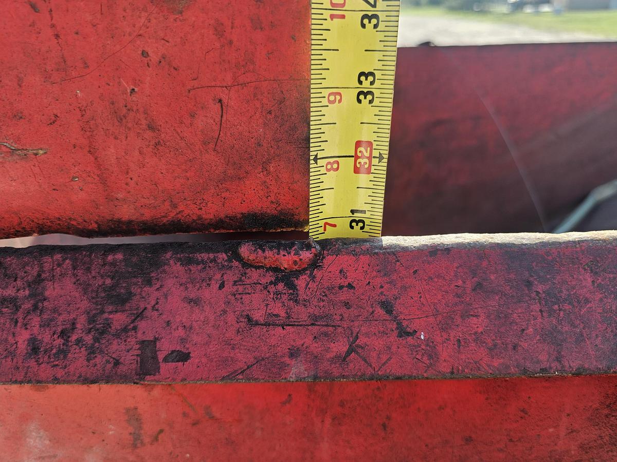 Used Roura Style 3/4 Cu. Yard Self Dumping Hopper on Castors 60" x 36" x 31" 