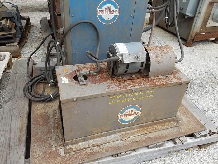 Used 10KVA Miller PortableSpot Welder on Stand w/cooler Model #: MPS-10-AFT
