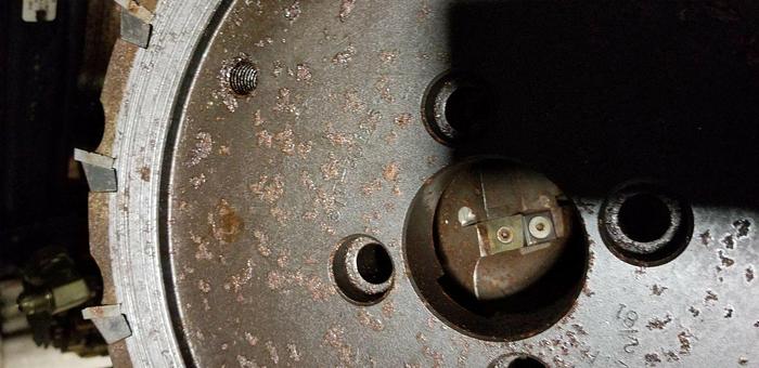 Used 14” VR/Wesson Rapid Set Industrial Face Mill Part #: STD-30125 Left Hand Cut