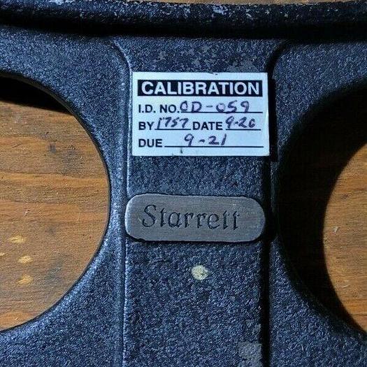 Used Starrett No.436 21"-22" Outside Micrometer w/Ratchet Stop & Thimble Lock
