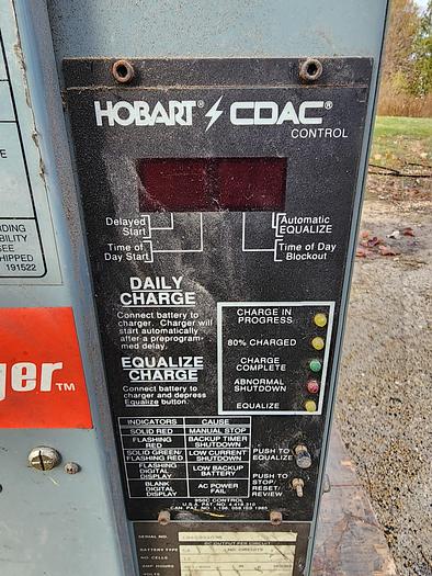 Used Hobart Accu-Charger 600B1-12 Industrial 24 Volt Battery Charger 