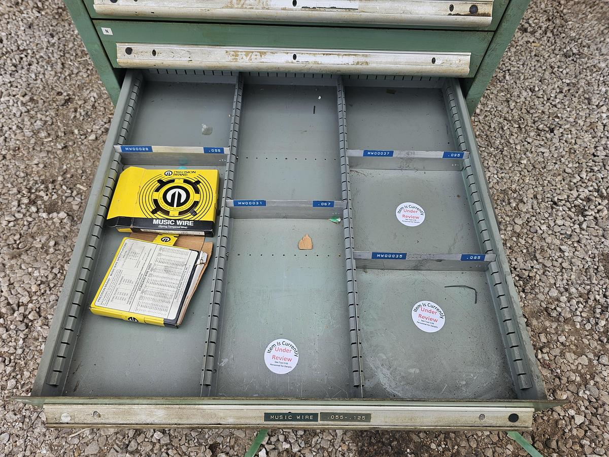 Used 16 Drawer Nu-Era Automator Modular Ball Bearing Tooling Cabinet 28.5" x 28.5" x 60"