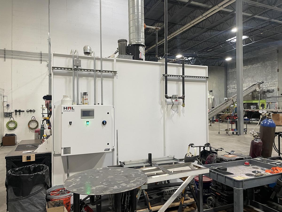 Used HAL 180U Class I Extraction Booth 180 Sq. Ft 500/1500 CFM Air Flow Rate