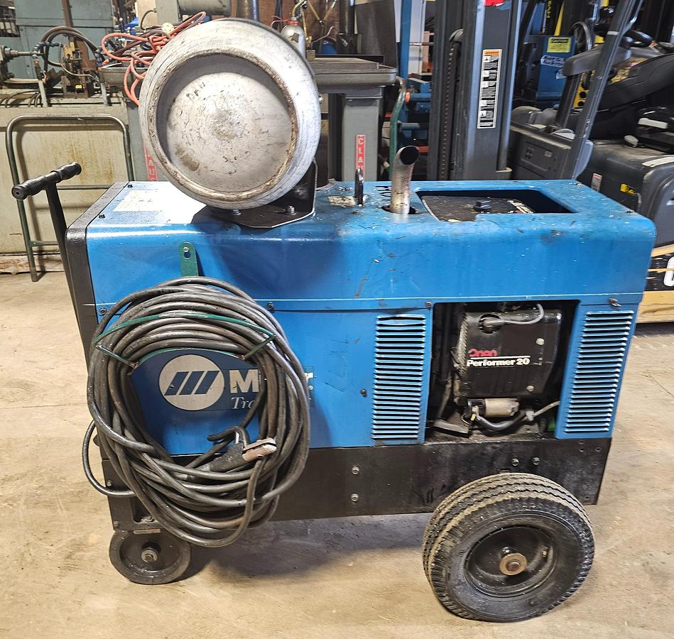 Used Miller Trailblazer 251 NT 8000 Watt Portable Natural Gas Welder/Generator & Leads 