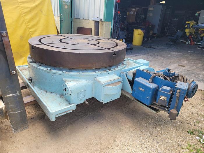 Used Giddings & Lewis 60” Diameter Power Rotary Table 200-230/460V 1730 RPM Motor