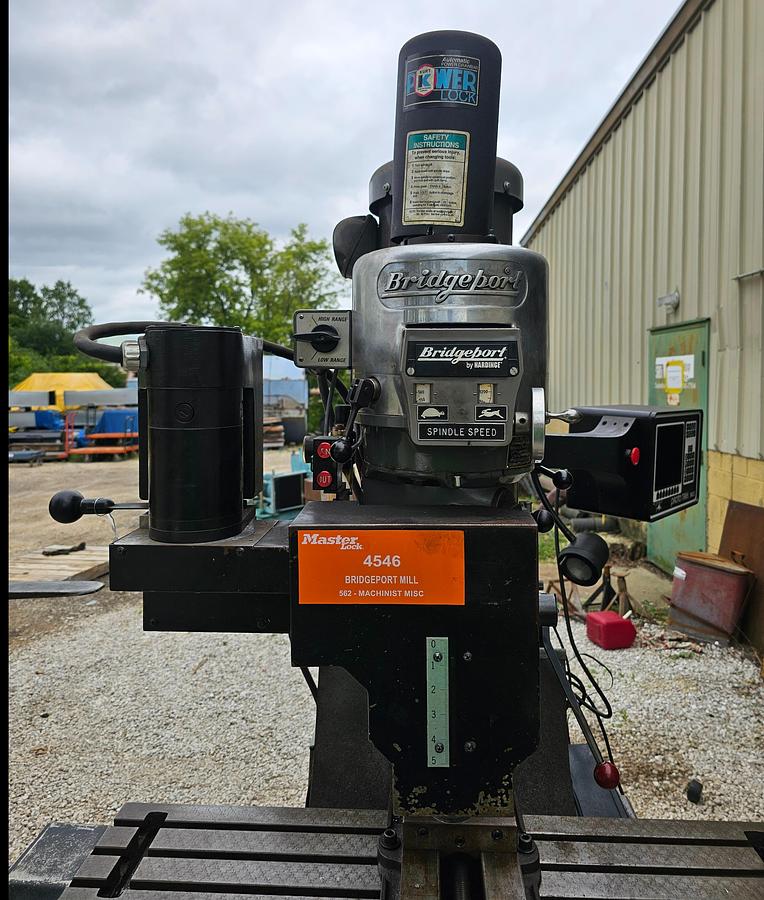 Used 2 Hp Bridgeport Series I 3-Axis CNC Knee Mill ProtoTrak MX3 Control 9" x 42" Table