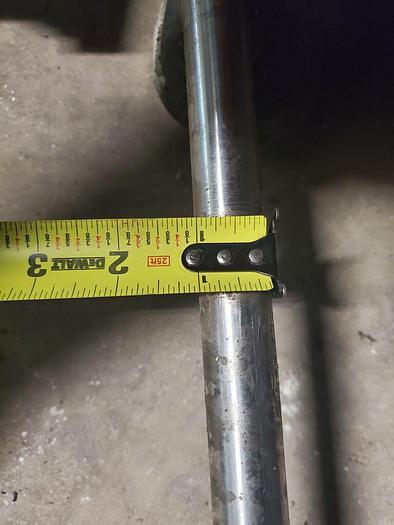 Used Grovhac 2100-40-F Clockwise Pneumatic Mixer w/48'' Shaft