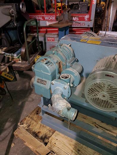 Used Heian 7.5 kW Electric Positive Displacement Vacuum/Blower #BS65 from CNC Router