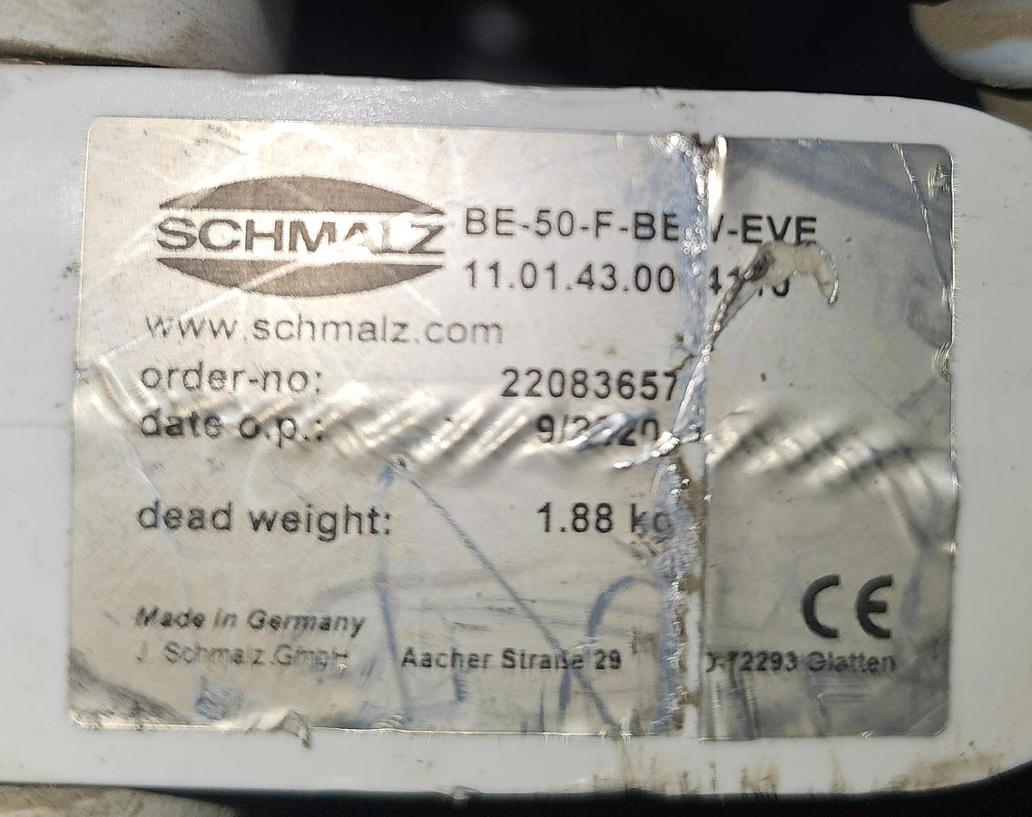 Used Gorbel 26' x 45' Twin-Bridge Freestanding Crane w/ (2) Schmalz JumboFlex 50 Vacuum Lifters (2021)