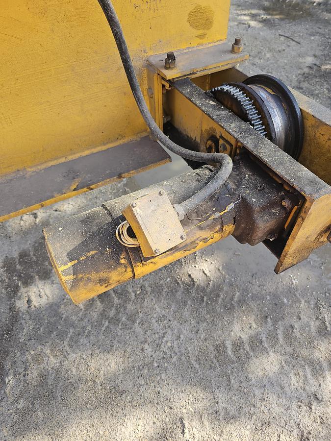 Used 58' Span x 100' Run Uesco 5 Ton Double Girder Freestanding Bridge Crane w/Top Running RM Spacemaster Hoist