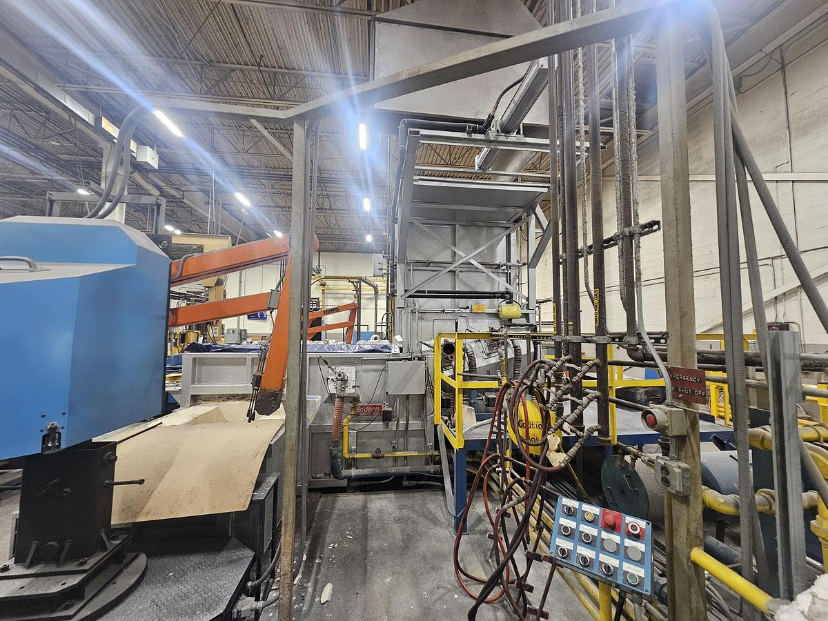 Used Modern Equipment AL-3000 Jet Melter Stack Type Aluminum Smelting Furnace