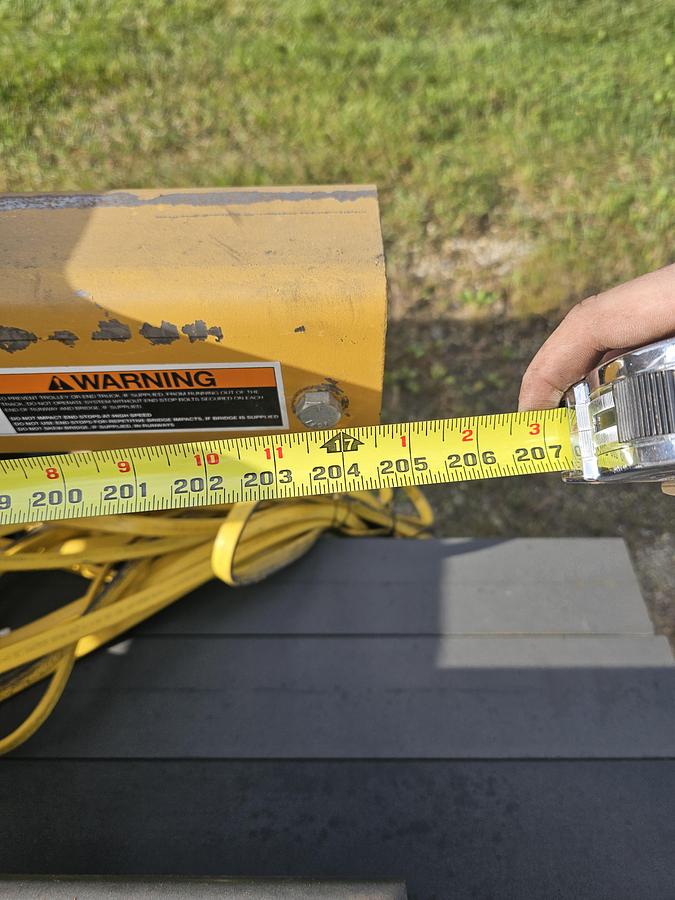 Used 2020 Spanco 2 Ton Workstation Crane 17' Span x 34' Runway & 199" High Posts + Konecranes CLX Hoist