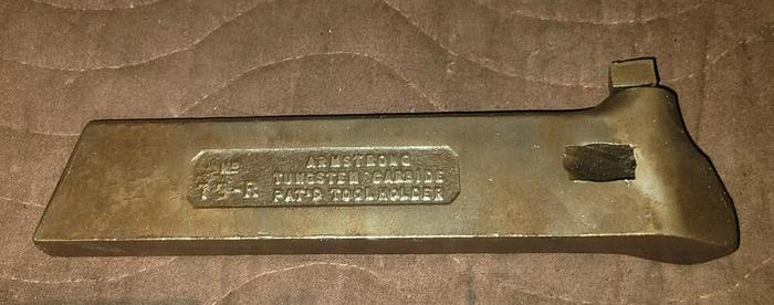 Used Vintage Armstrong T3-R Straight Shank Lathe Tool Holder