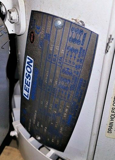 Leeson 10 Hp Washguard Electric Motor 215T Frame C215T17WB3B 208-230/460V