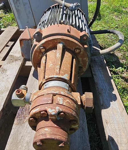 Used 10 Hp Double A Gerotor Hydraulic Pump H8-P-10B2 1750 RPM 230/460V