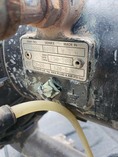 Used Graco 2'' Husky 2150 Double Diaphragm Pneumatic Pump DF3666