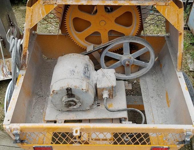 Used Gilson 1 1/2 Bag Ribbon Type Electric Portable Concrete/Mortar Mixer