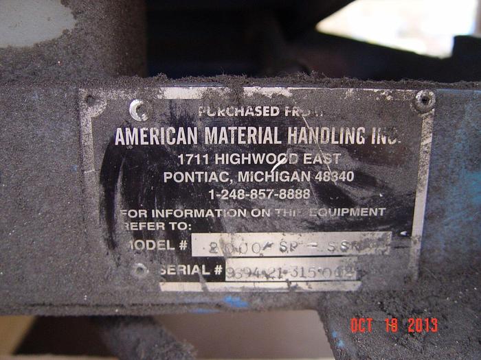 Used American 2000# Hydraulic Manual Scissor Lift, 36” x 48” Platform