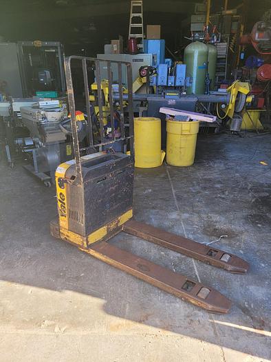 Used Yale 24V Electric Pallet Truck MPB040-EN24T2748 4000# Capacity 48” Forks