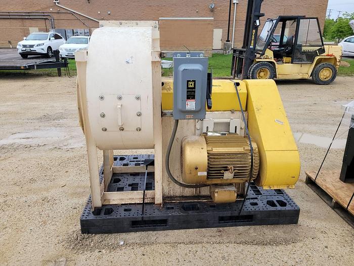 Used Twin City Fan & Blower 25 Hp BC-SW Type 222 Size 1780 RPM