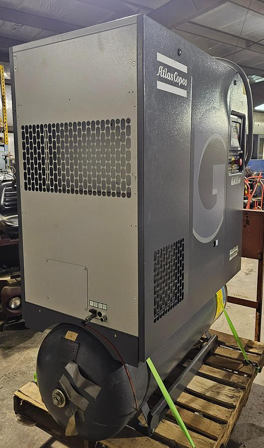 Used 2015 Atlas Copco GA11FF 15 Hp Rotary Screw Air Compressor - Only 3138 Hours!!