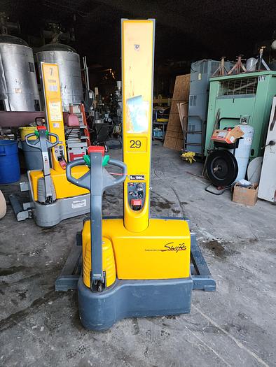 Used 2200# Jungheinrich/Multiton Single Stage "Swift" Series Stacker 24 Volt