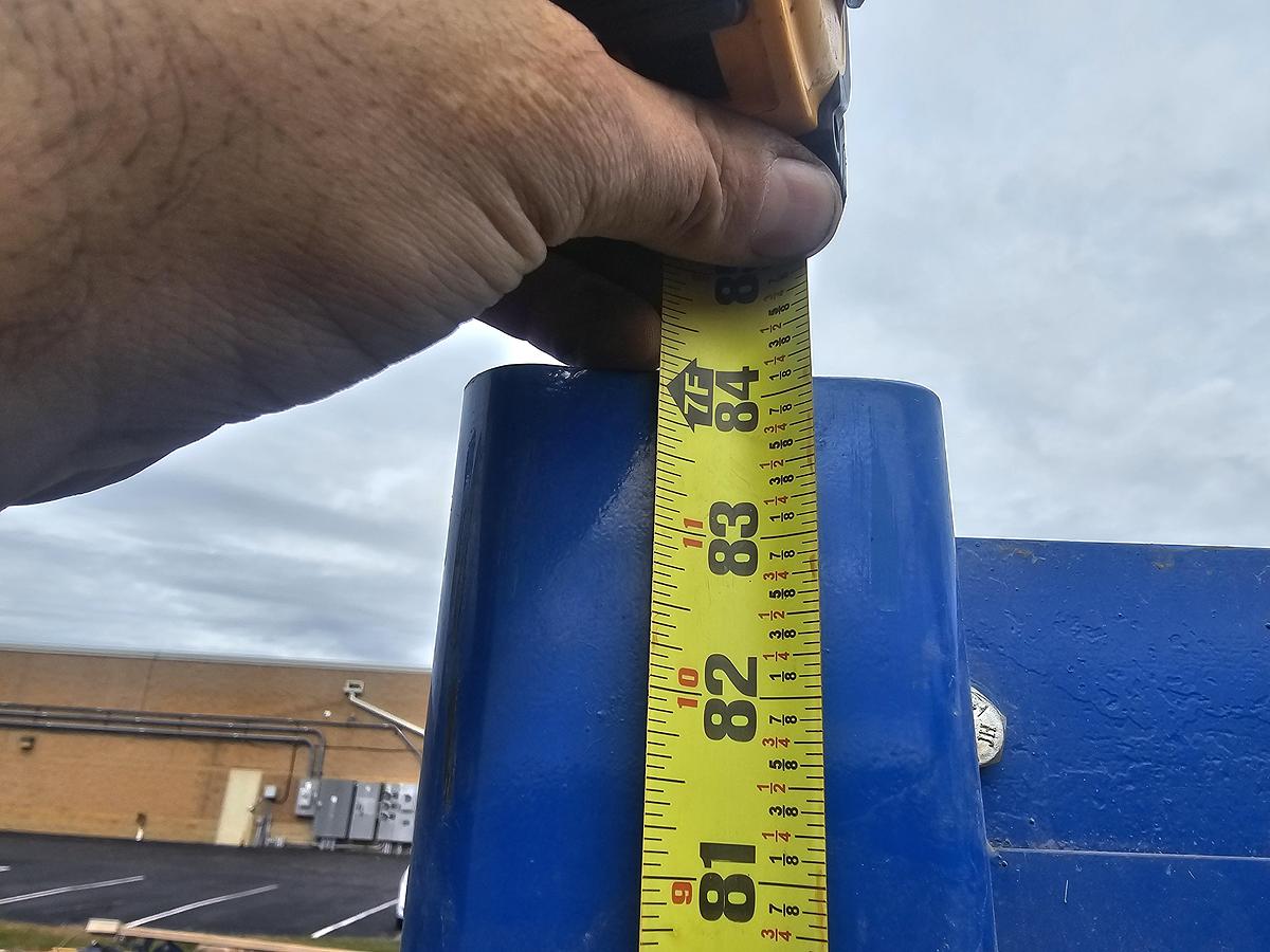 Used 5,500 lb Shelf Capacity Engineered Handling Systems 48" x 99" Sheet Metal Storage Rack System - 8 Shelf