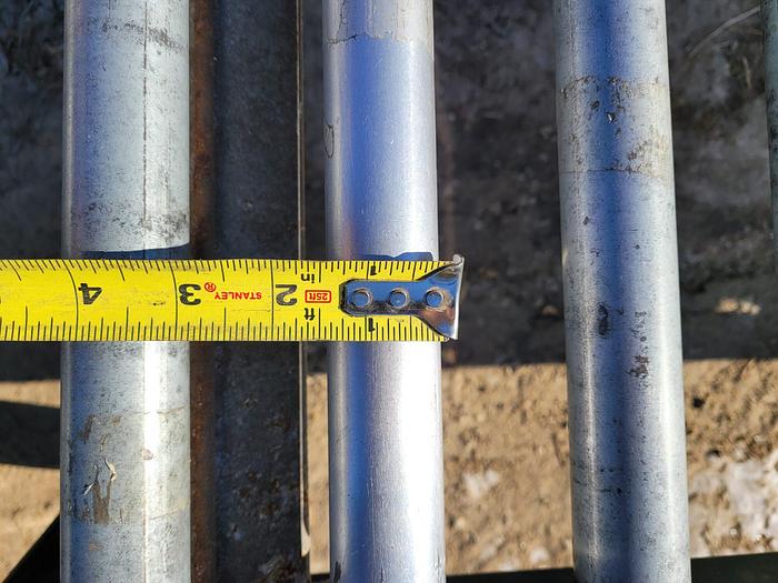 Used 10′ x 15” Wide Hytrol Gravity Feed Roller Conveyor 1 3/4” Dia. Rollers