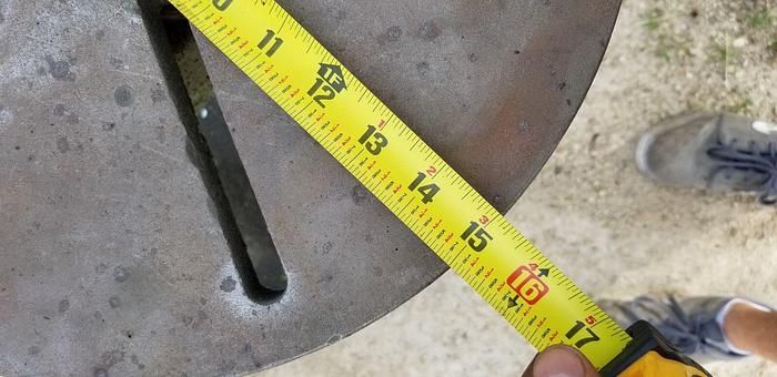 Used IMA #A60-S 18" Geared head Pedestal drillpress, Cast Iron base & 15" Table 220V