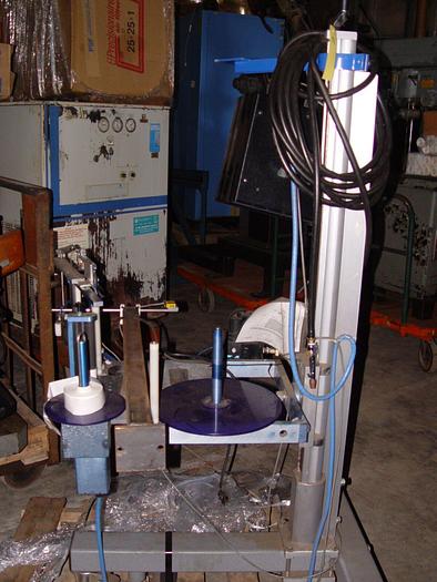 Used Avery Model #500-HD Label Printer & Applicator on Adjustable Stand