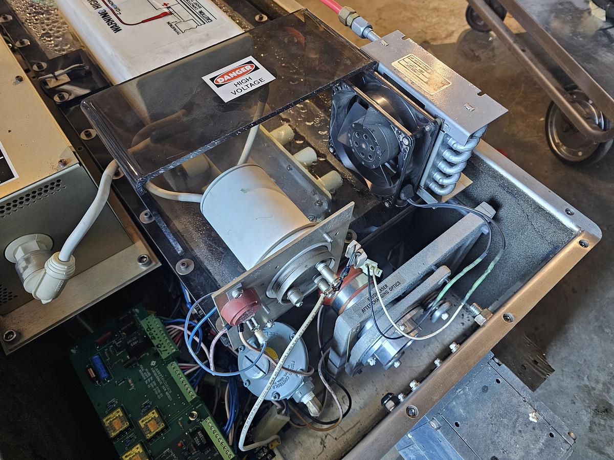 Used Lasertechnics Blazer 6000 Carbon Dioxide Marking Laser/Coder - Parts Machine